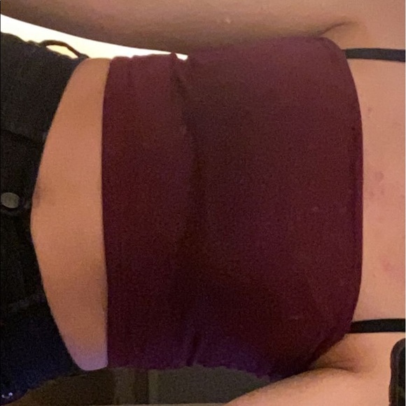 XS Eclipse Burgundy Tube Top - Picture 1 of 4